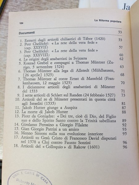 La riforma popolare.