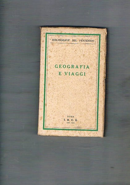 Geografia e viaggi.
