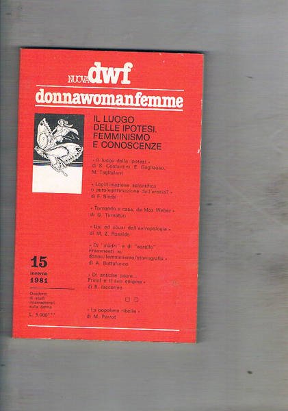 Nuova dwf donnawomanfemme n° 15 inverno 1981: il luogo delle …