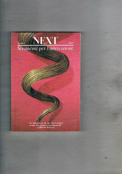 NEXT. Strumenti per l'innovazione, anno IV, numero 12 del 2001.