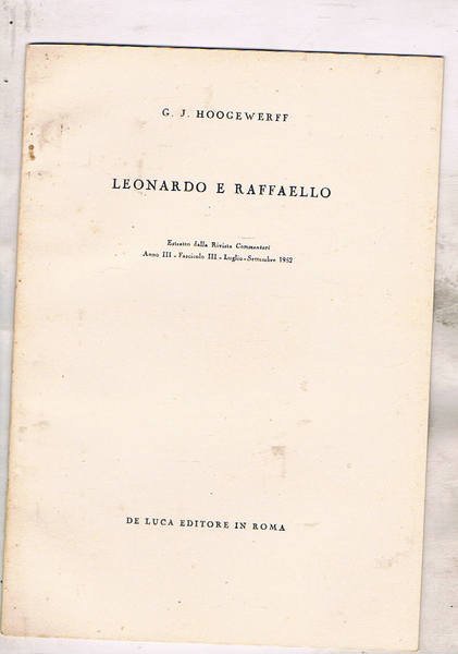 Leonardo e Raffaello. Estratto.