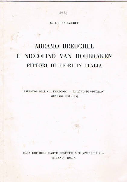 Abramo Breughel e Niccolino Van Houbraken pittori di fiori in …