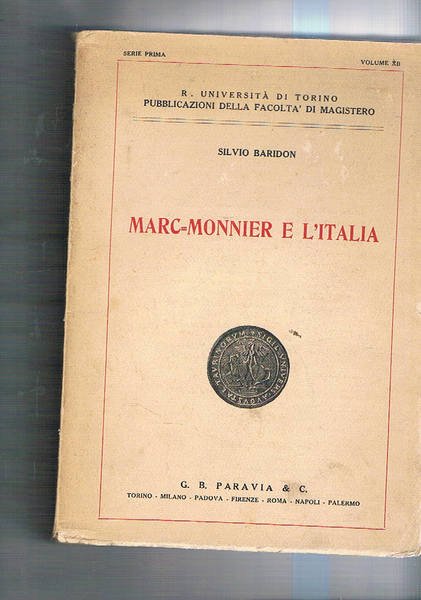 Marc-Monnier e l'Italia.