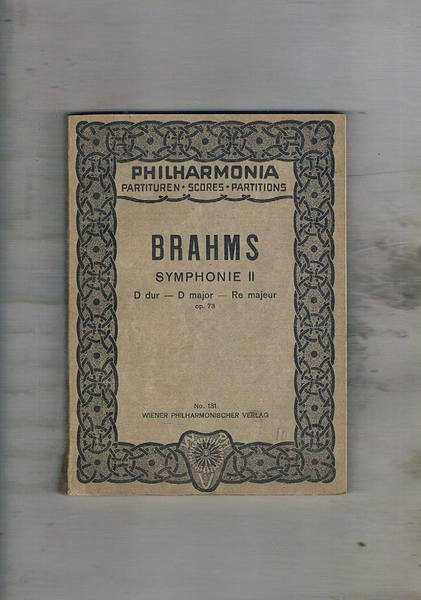 Symphonie II D dur/D major/ Ré majeur op. 73. Partituren …
