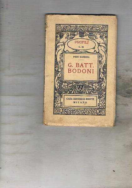 G. Batt. Bodoni. Coll. Profili (n° 28). | Immagine principale