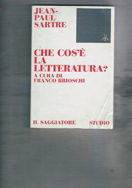 Che cos'è la letteratura? A cura di Franco Brioschi.