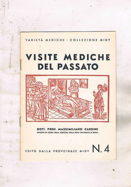 L'organoterapia nella storia e nell'empirismo popolare; il principe dei medicamenti del passato La Riraca; costumi, pompe e guadagni dei medici d'altri tempi; visite mediche del passato; il salasso; uroscopia, uromanzia ed uromania nel passato; astrologia e medicina; Esculapio; il serpe nella storia dell medicina, gorra e reumatismo. Fasc. I-X.