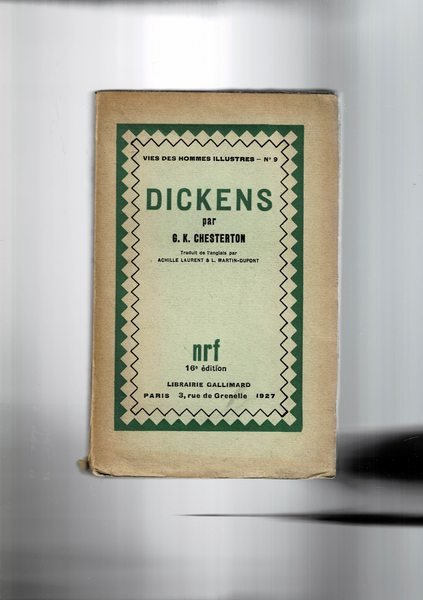 Dickens. Vie des homme illustres n° 9.