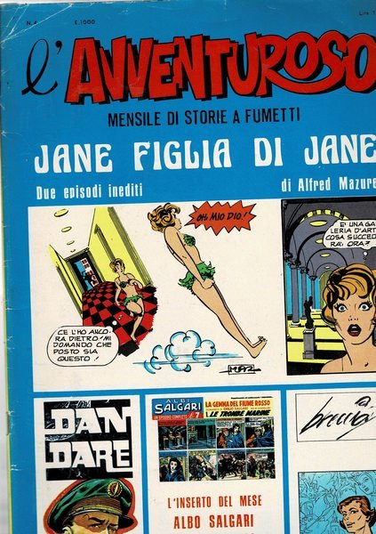 L'avventuroso mensile di storie a fumetti Jane figlia di Jane, …