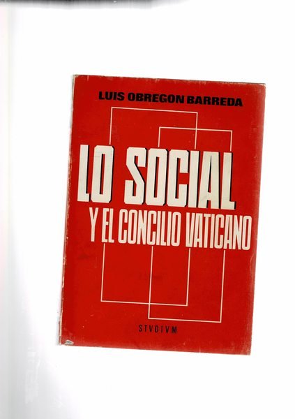 Lo social y el concilio vaticano.