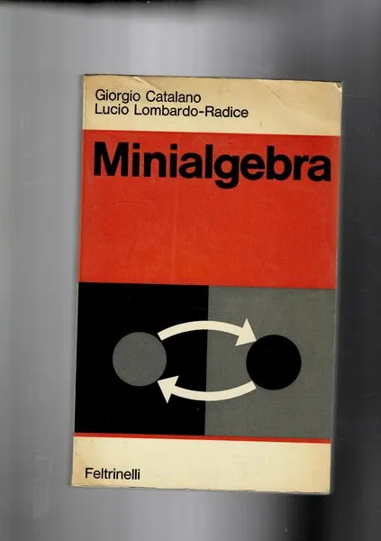Minialgebra. Prima edizione. | Immagine principale