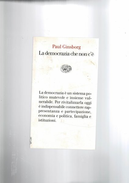 La democrazia che non c'è.