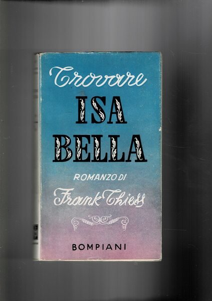 Trovare Isabella. Romanzo.