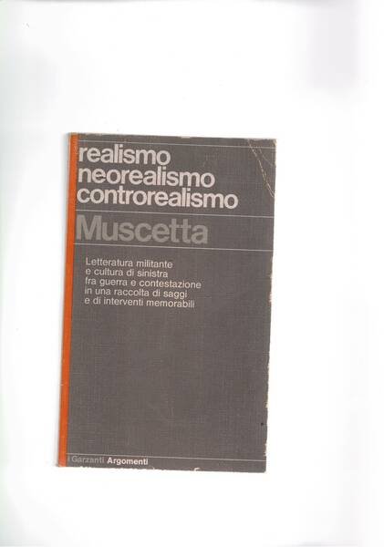 Realismo neorealismo controrealismo. | Immagine principale