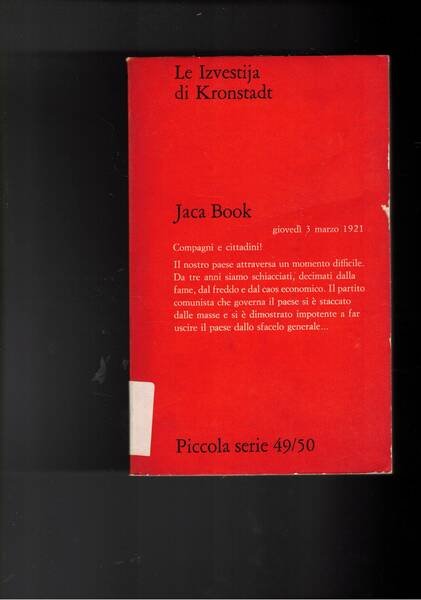 Le izvestija di Kronstadt, articoli dal 3 al 16 marzo …