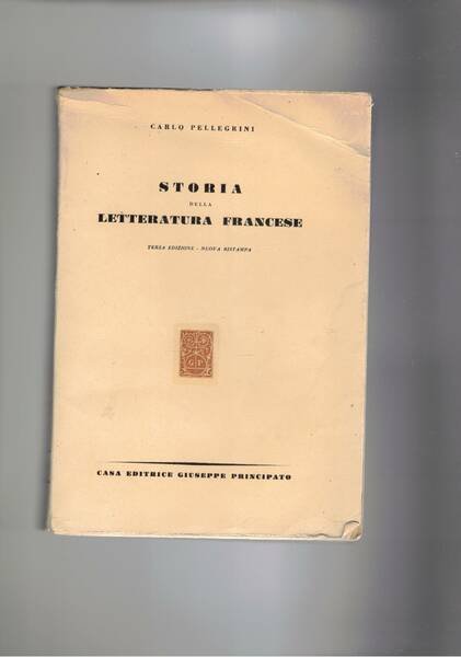Storia della letteratura francese.
