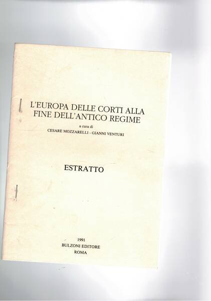 Il libro del cortegiano e le edizione settecentesche. Estratto da …