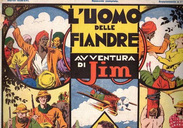 Avventura di Jim: l'uomo delle Fiandre. Supplemento a l'avventuroso. Edizione …