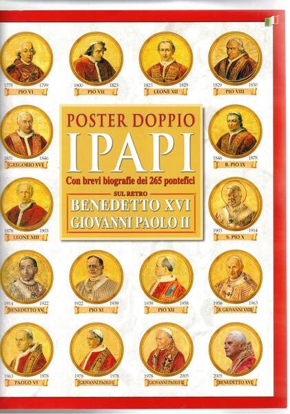 I papi con brevi biografie dei 265 pontefici, da San …