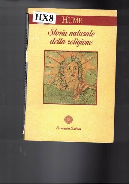 Storia naturale della religione. Introduzione di Paolo Casini. | Immagine principale