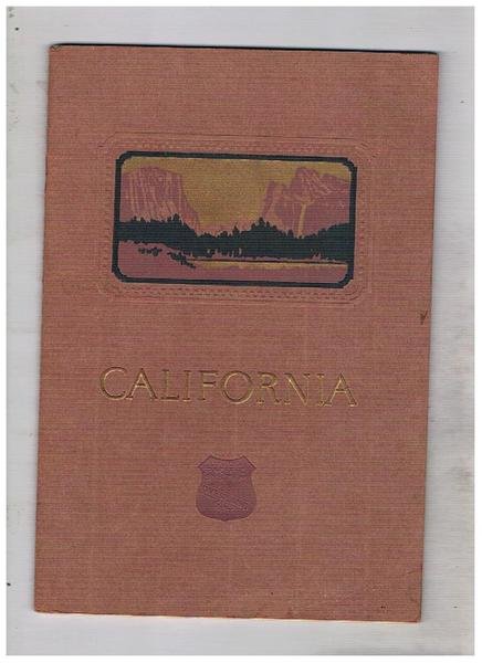 California. Pubblicazione per illustrate le bellezze dello stato.