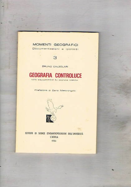 Geografia controluce, recensioni di libri e articoli geografici.