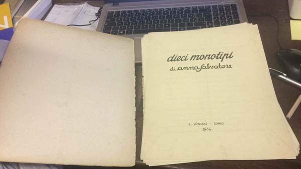 Dieci monotipi; presentaz. di A. Del Guercio.