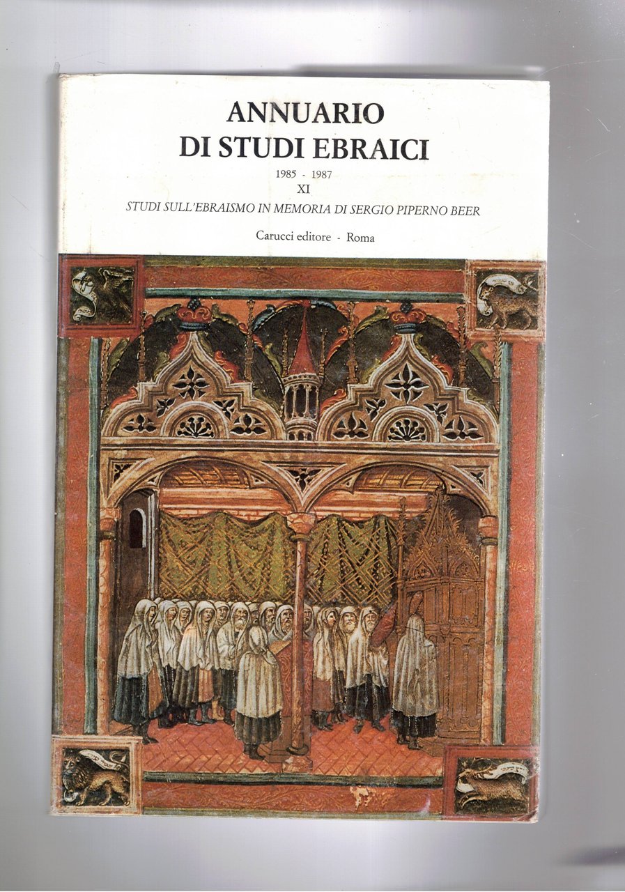 Annuario di studi ebraici 1985-1987. Studi sull'ebraismo in memoria di …