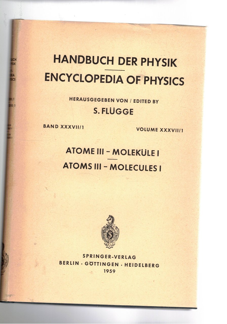 Atome III molecule I - Atoms III Molecules I. Band …