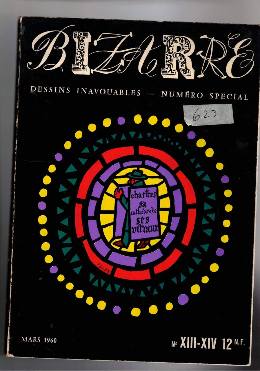 Bizarre n° XIII-XIV mars 1960. Numero speciale intitolato Dessins Inavouables. | Immagine principale