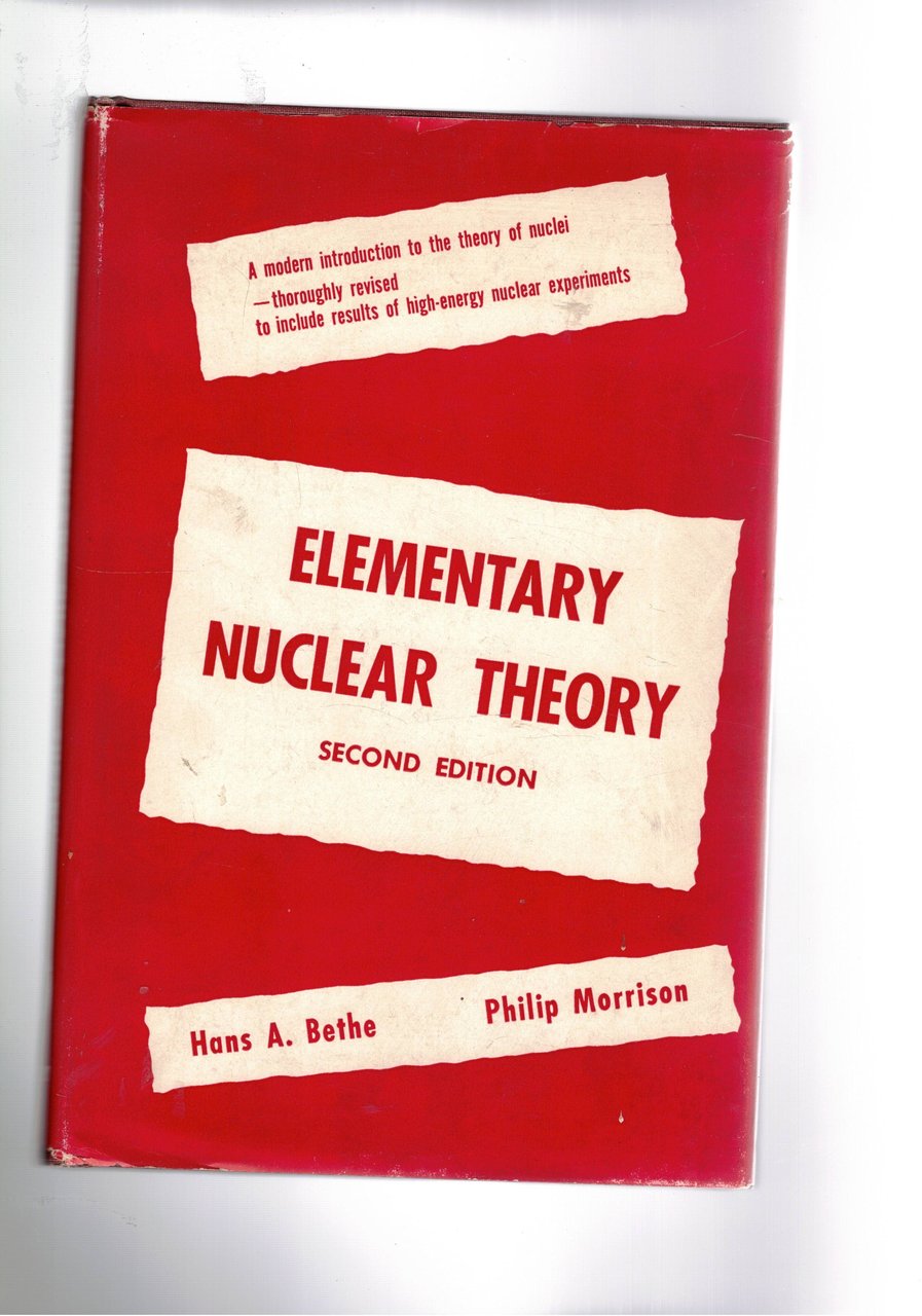 Elementary Nuclear Theory. 2a edizione.