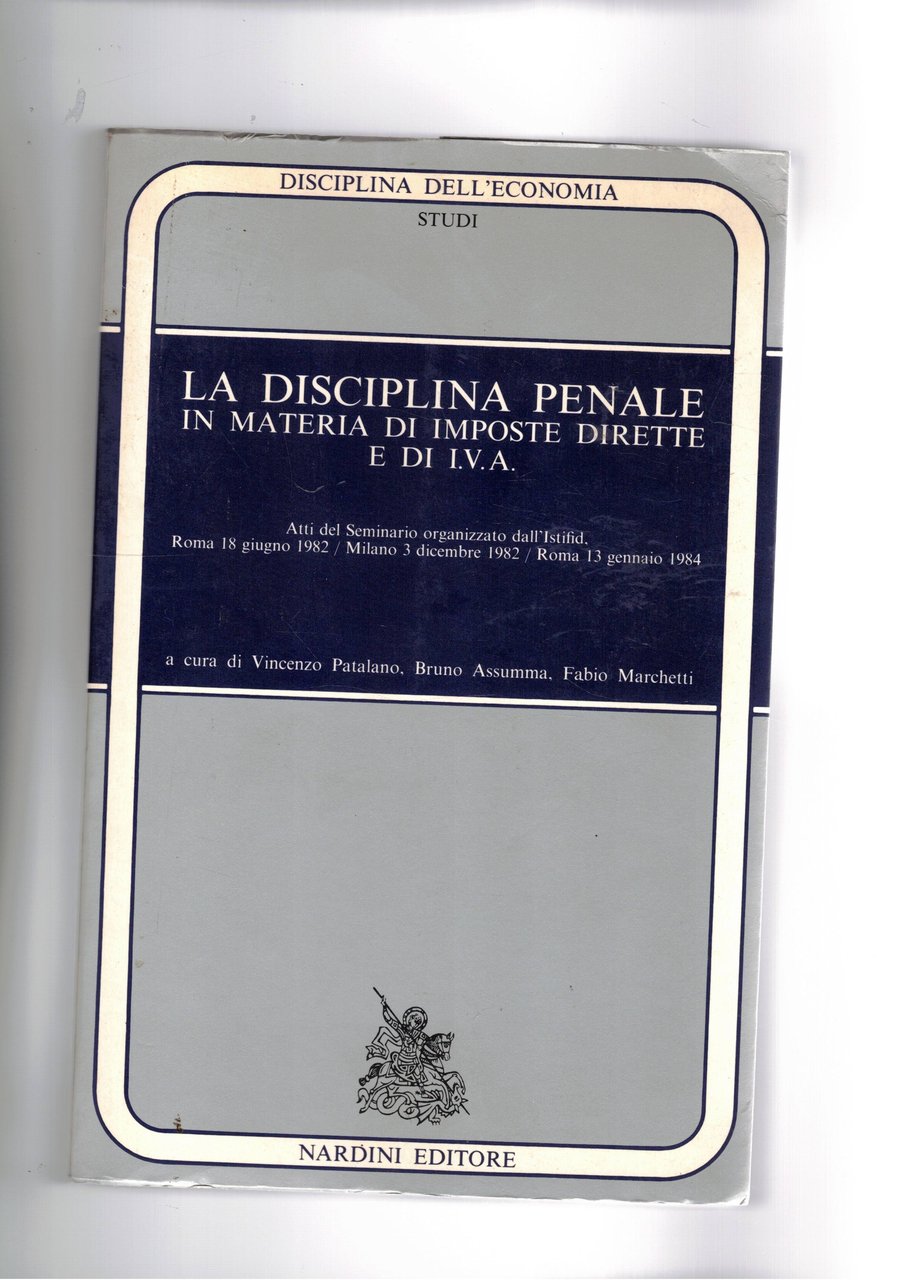 La disciplina penale in materia di imposte dirette e di …