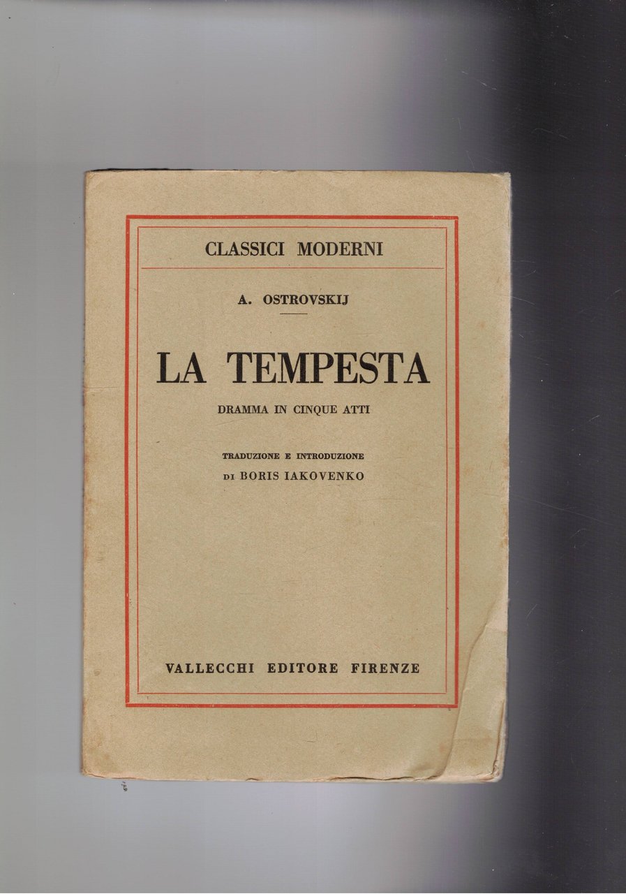La tempesta dramma in cinque atti. Traduz. e introduz. di …