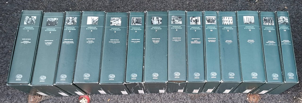 Mussolini e il fascismo vol. 14 inclusi 2 intitolati zionario … | Immagine principale