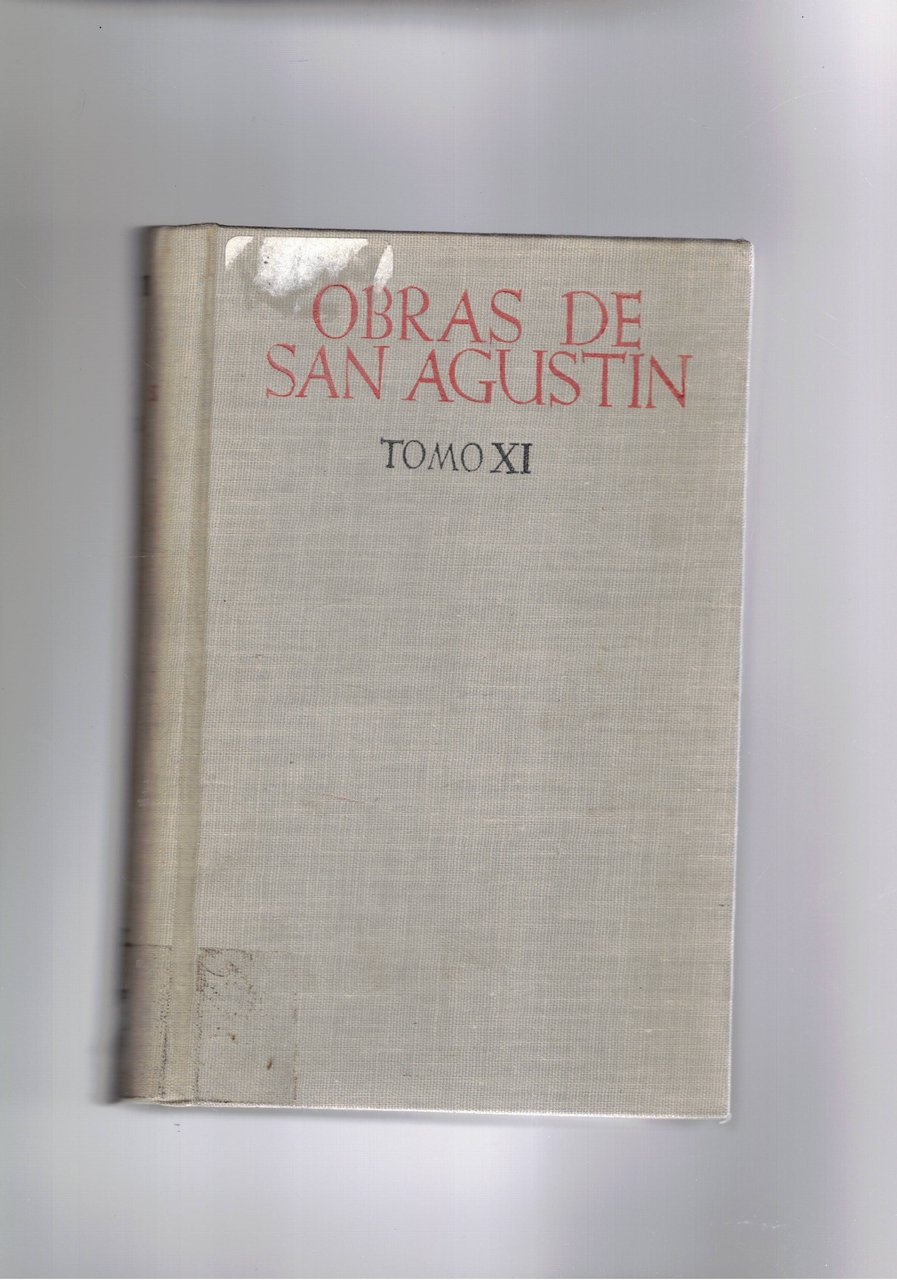 Obras de San Agustin en edicion bilingue tomo XI° en … | Immagine principale
