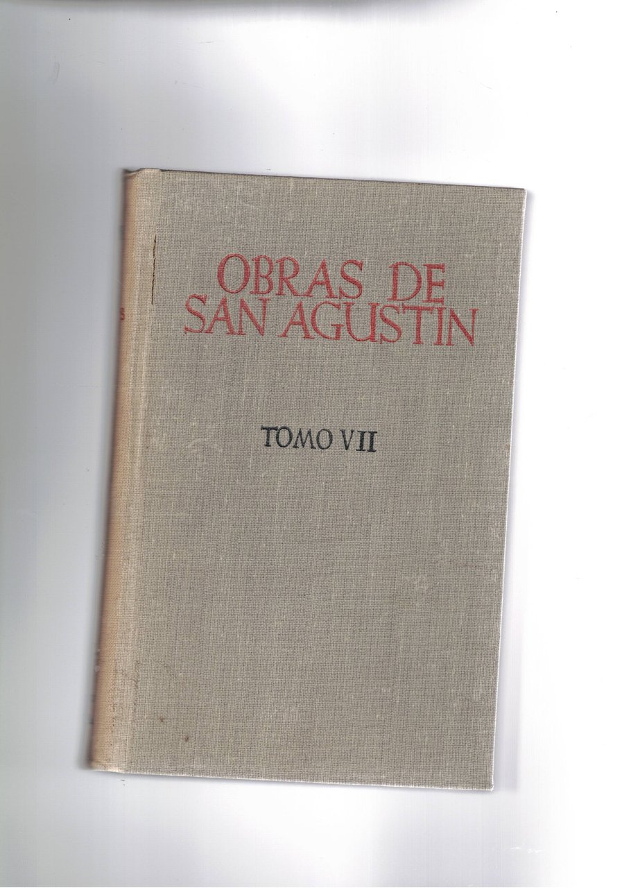 Obras de San Agustin, tomo VII°. Sermones. Edizione latino spagnola | Immagine principale