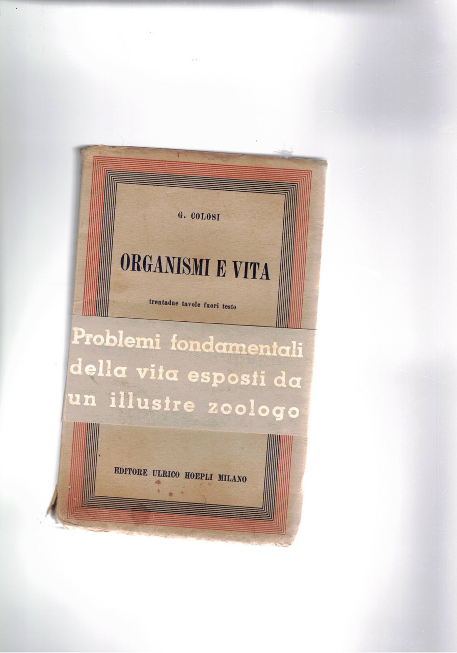 Organismi e vita.