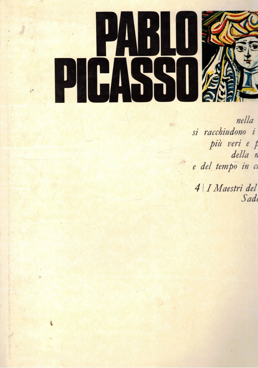 Pablo Picasso. n° 4 della coll.