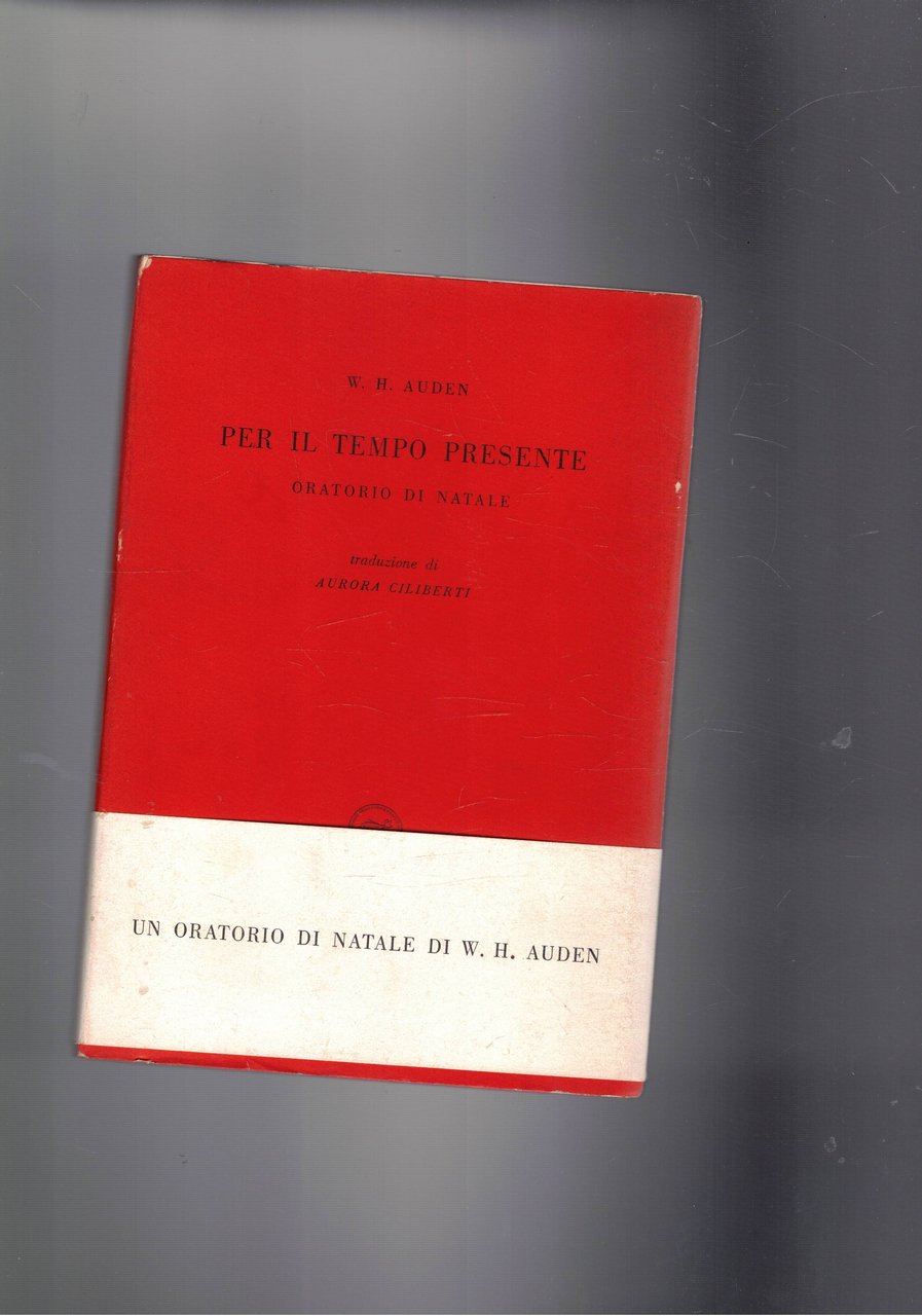Per il tempo presente oratorio di Natale Traduzione di Aurora … | Immagine principale