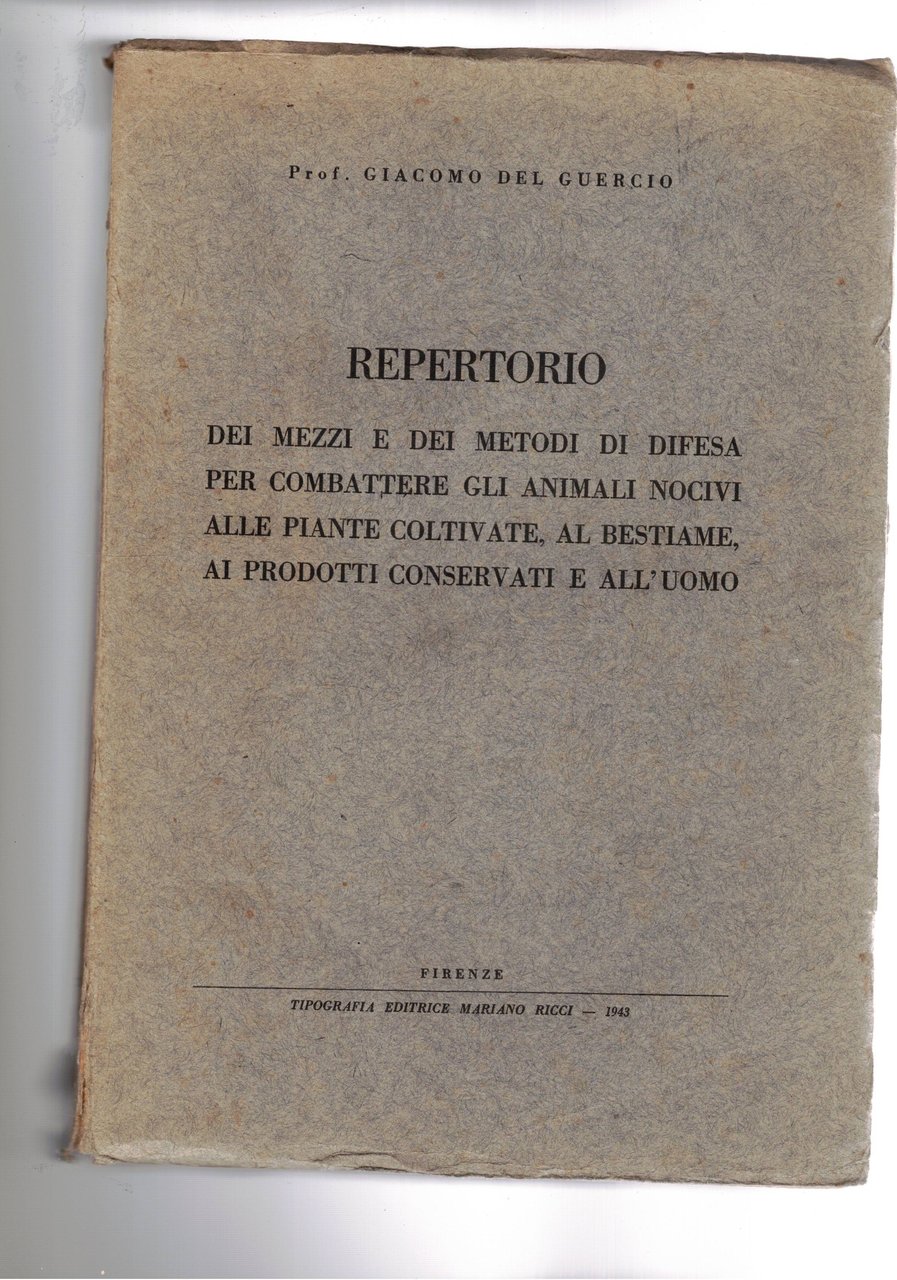 Repertorio dei mezzi e dei metodi di difesa per combattere … | Immagine principale