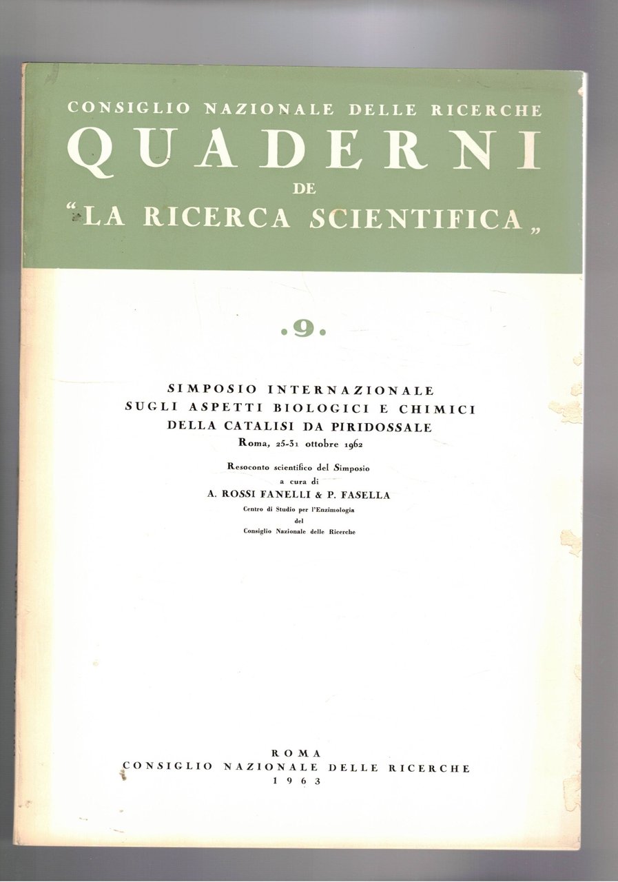 Simposio internazionale sugli aspetti biologici e chimici della catalisi da …