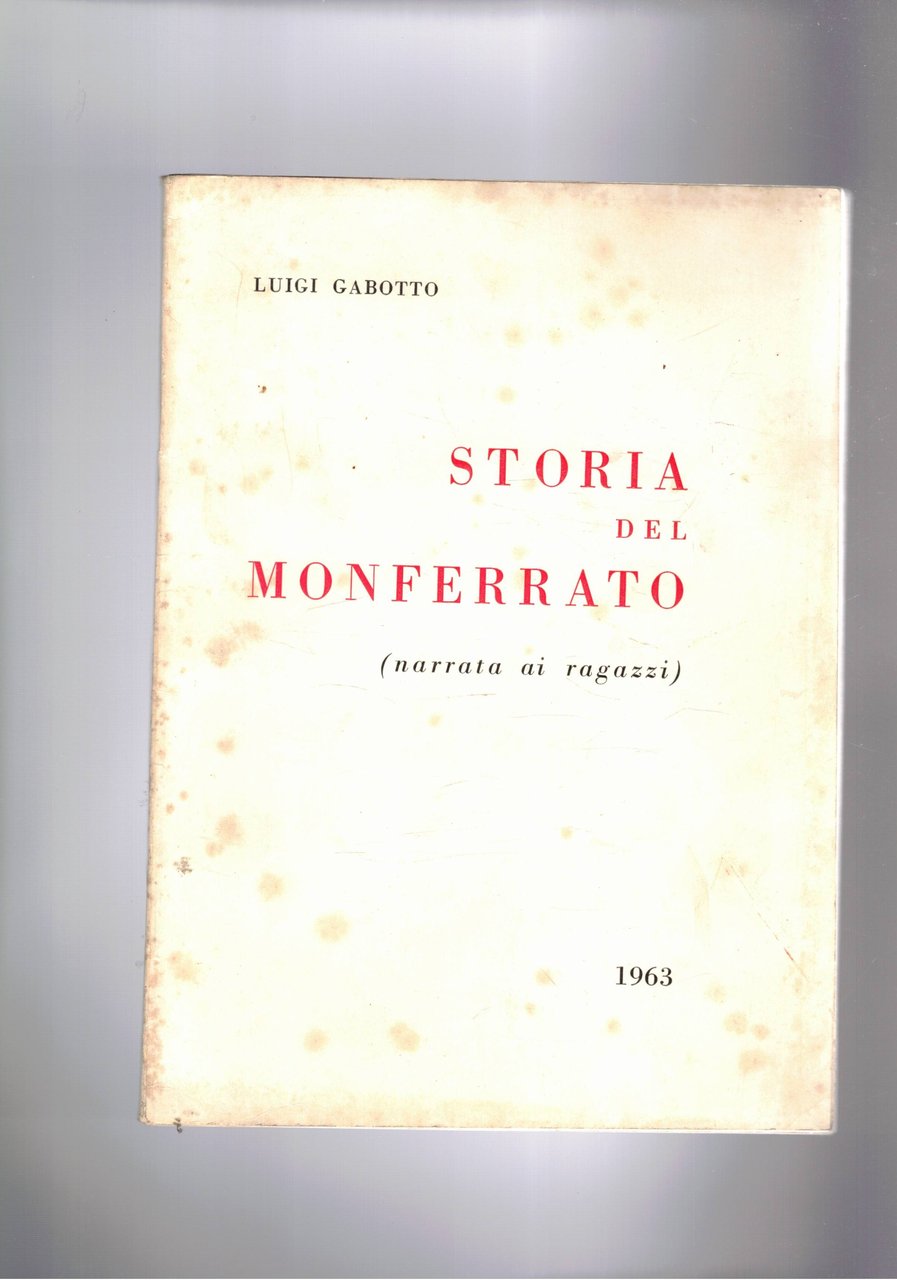 Storia del Monferrato (narrata ai ragazzi). | Immagine principale