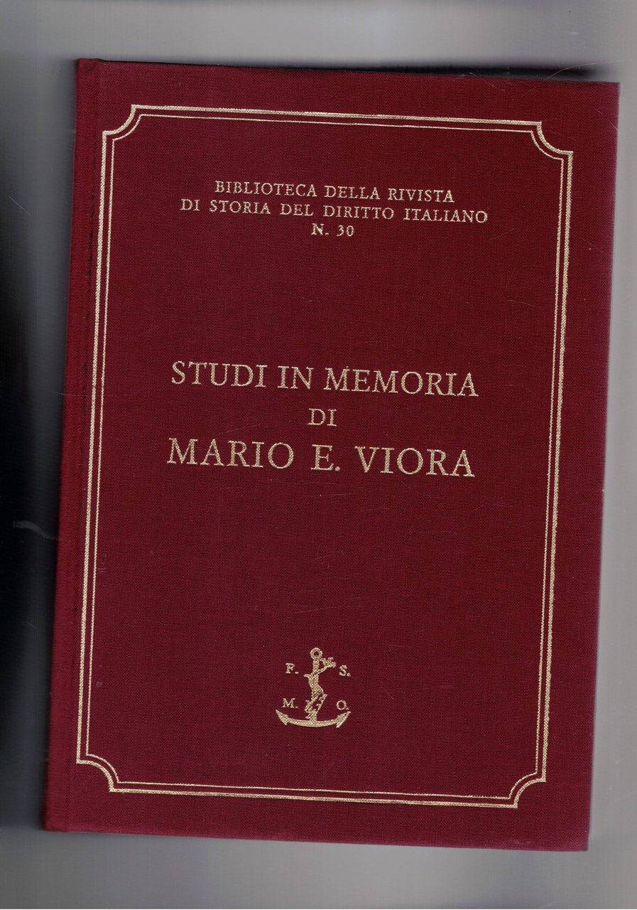 Studi in memoria di Mario E. Viora. | Immagine principale