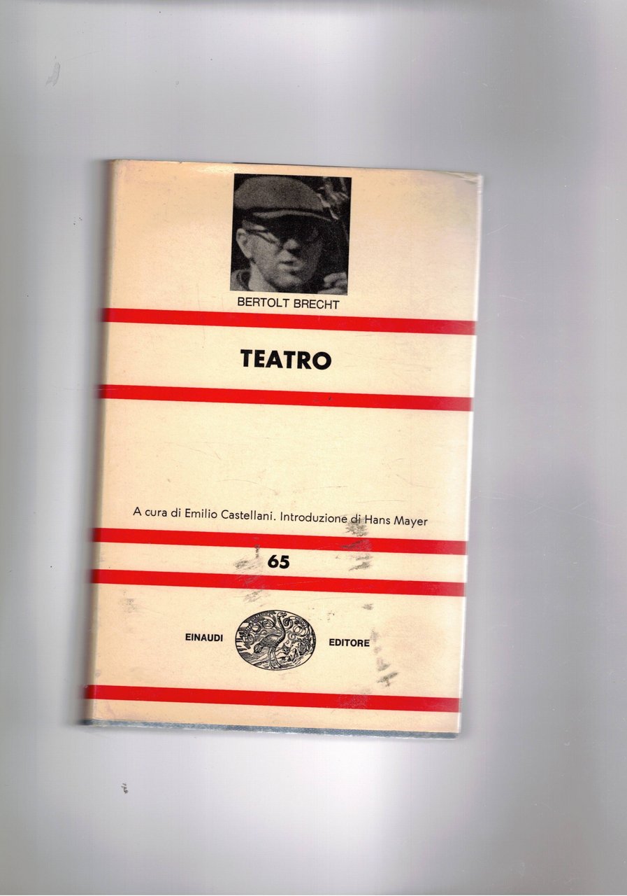 Teatro. A cura di Emilio Castellani, introduz. di Hans Mayer. …