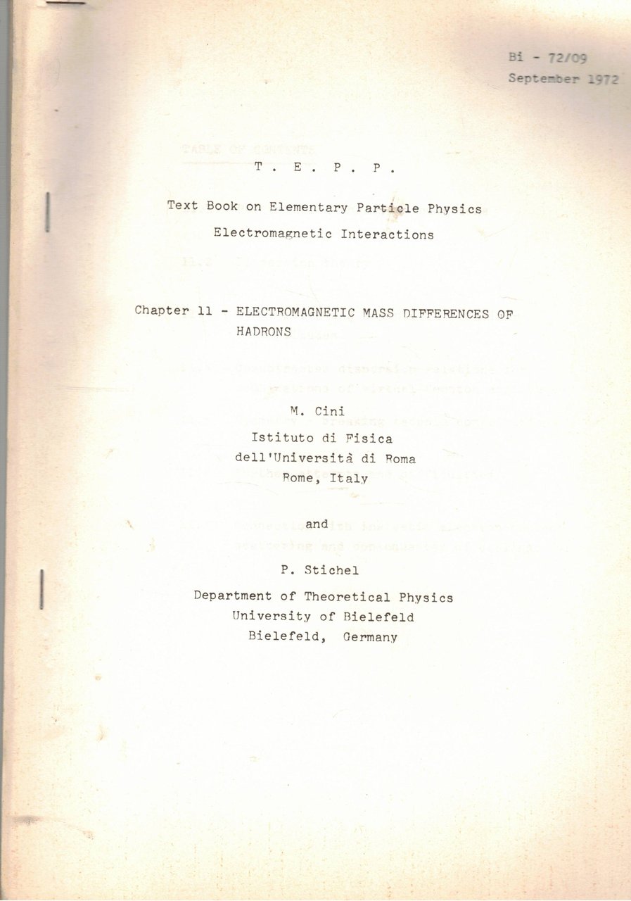 Text boo on elementary particle physics electromagnetic interactions. Chapter 11 …