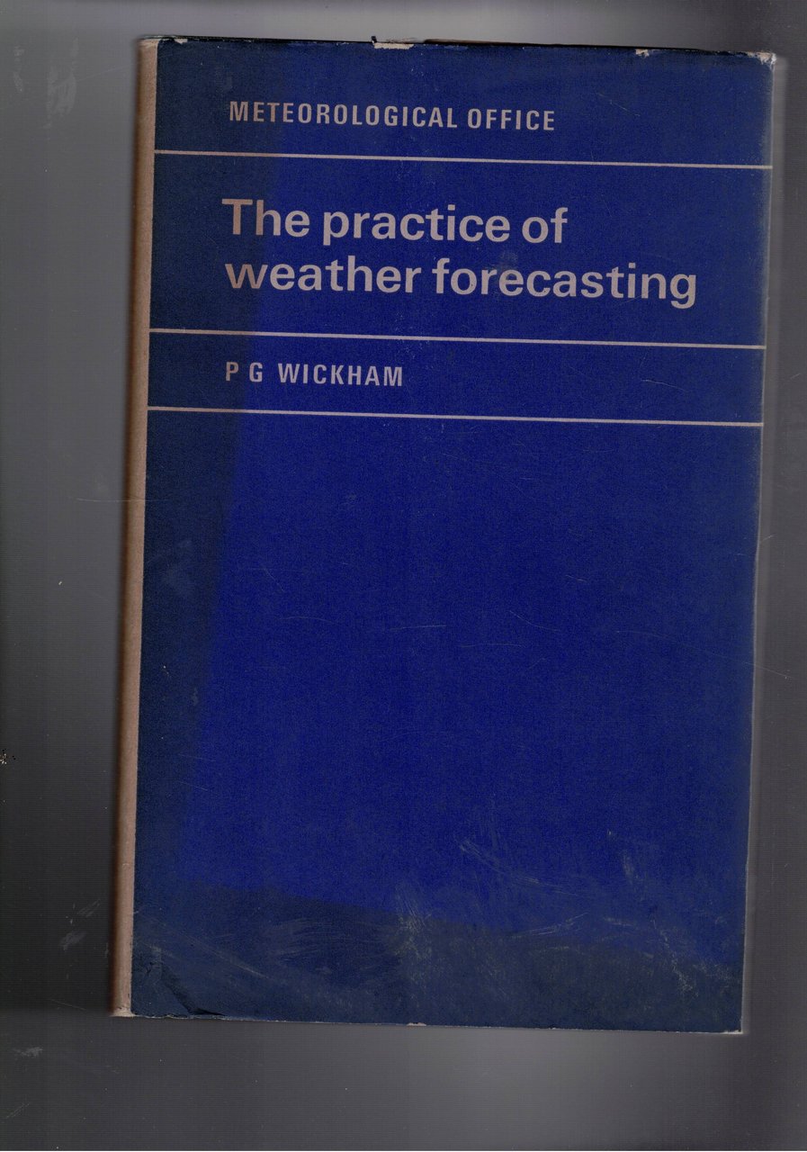 The practice of weather forecasting.