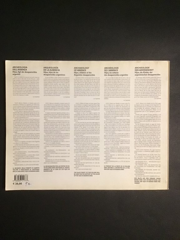 ARCHEOLOGIA DELL'ASSENZA. HIJOS, FIGLI DEI DESAPARECIDOS ARGENTINI