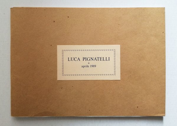 Luca Pignatelli. Aprile 1989