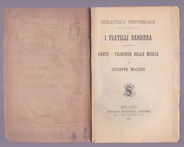 I Fratelli Bandiera - Dante filosofia della Musica