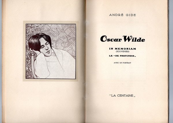 "Oscar Wilde. In memoriam (souvenirs) le " De profundis"